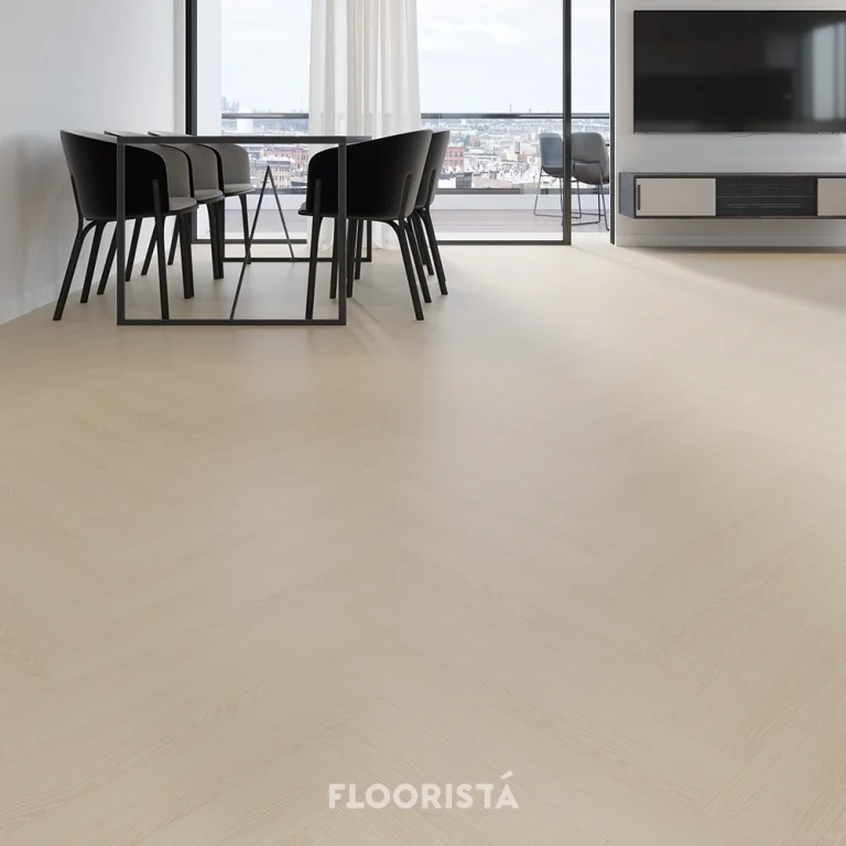 Example of installation of SPC vinyl tile, herringbone pattern FT-M82128L-6
