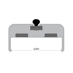 ยางขอบประตูกันกระแทก