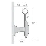 ราวจับทางเดินติดผนัง แบบราวคู่ D200S