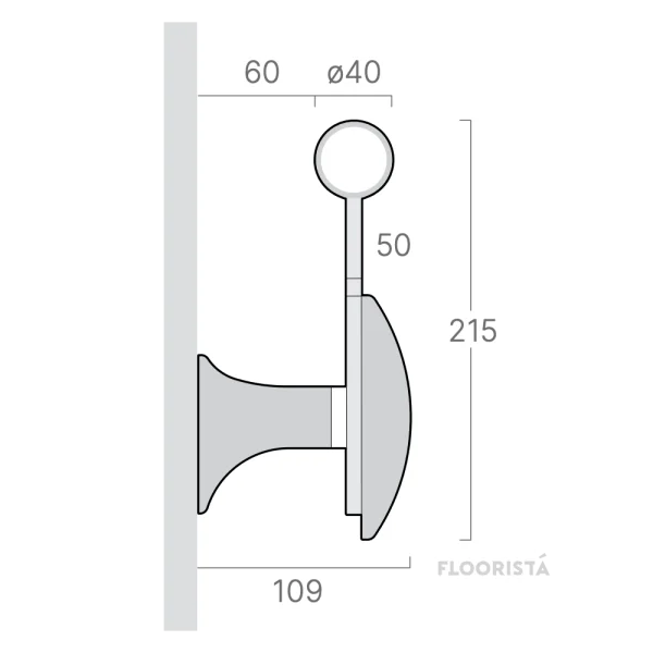 ราวจับทางเดินติดผนัง แบบราวคู่ D200S