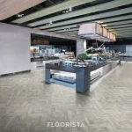 พื้นไวนิลลายก้างปลา สีเทา FT-P3106 - รูปภาพ 2