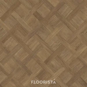 Brown basket weave pattern rubber tiles FT-P3408