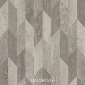 Chevron pattern vinyl floor, Chevron pattern rubber tile, grey FT-P3411
