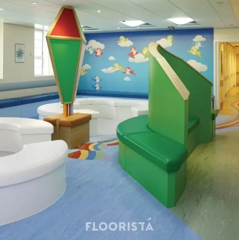 Marble pattern vinyl floor, marble pattern rubber tile, blue FT-P3740 Marble