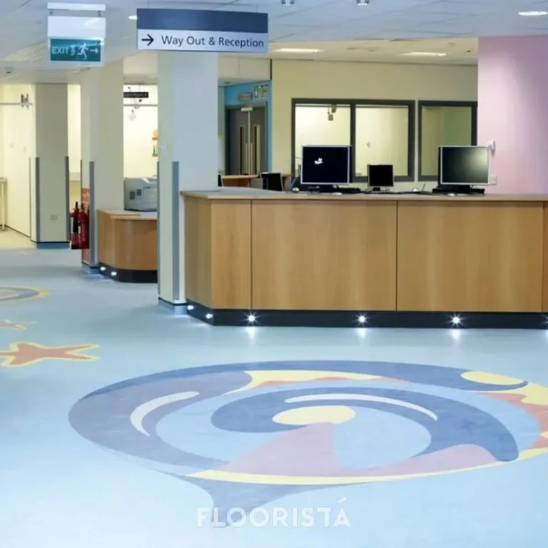 Marble pattern vinyl floor, marble pattern rubber tile, blue FT-P3770 Marble