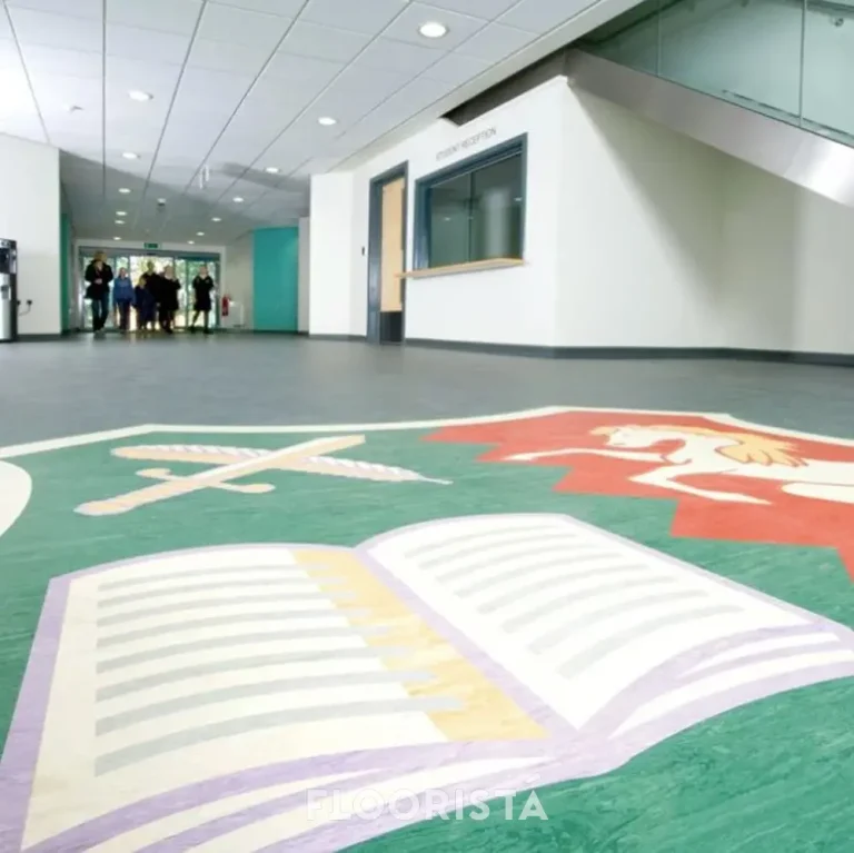 Marble pattern vinyl floor, marble pattern rubber tile, green FT-P3830 Marble