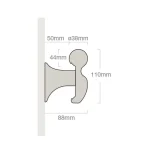 ราวจับทางเดินในโรงพยาบาล CHR110