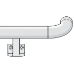 ราวจับทางเดินติดผนัง ในโรงพยาบาล FT-SHR40S