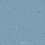 Vinyl floor with terrazzo pattern, terrazzo pattern rubber tile, blue FT-R8913
