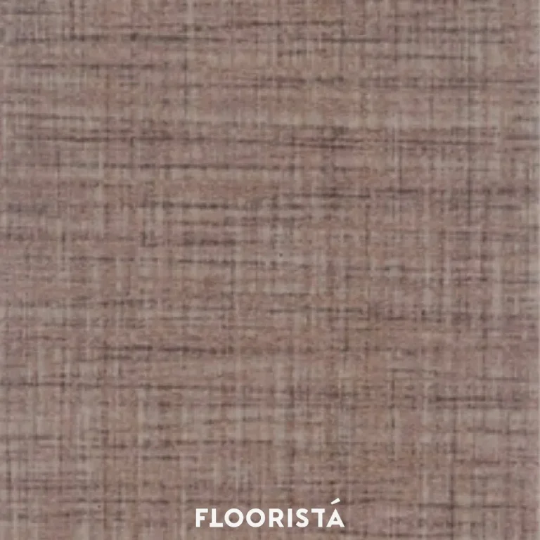 Fabric-patterned vinyl flooring, brown color, FT-R1808.