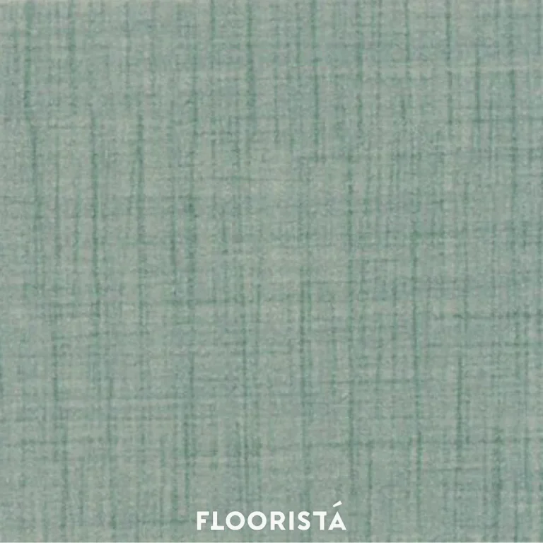 Fabric-patterned vinyl flooring, dark green color, FT-R1810.
