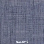 Fabric-patterned vinyl flooring, blue color, FT-R1814.