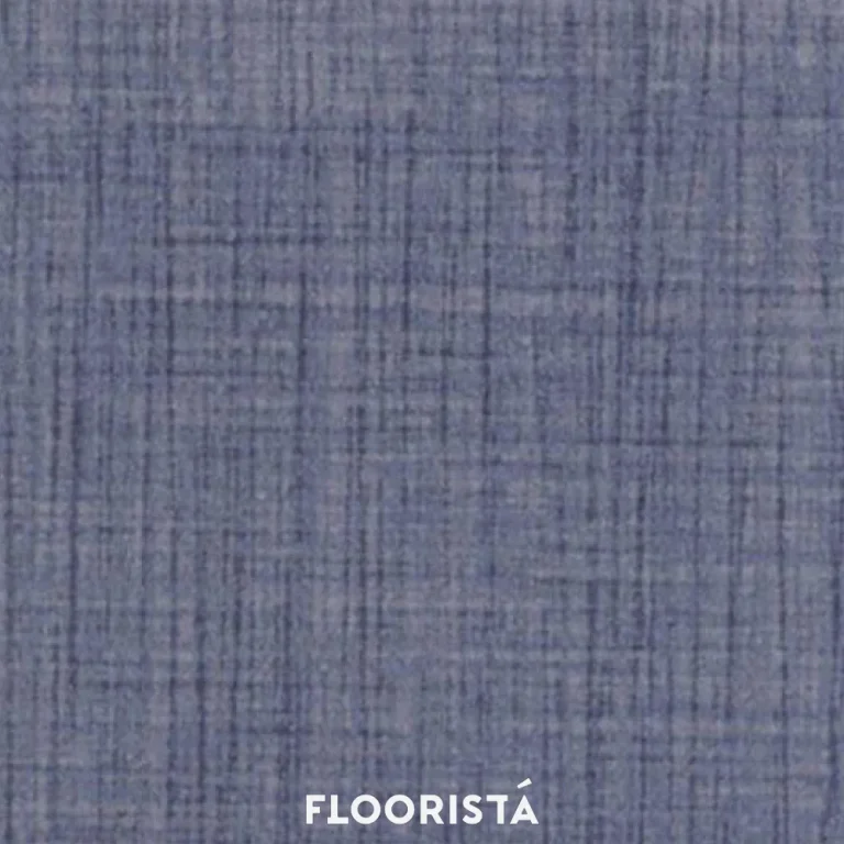 Fabric-patterned vinyl flooring, blue color, FT-R1814.