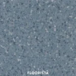 Terrazzo vinyl flooring, blue terrazzo patterned rubber tiles, FT-R6612 model, in rolls.