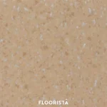 Terrazzo-patterned vinyl flooring tiles, brown, FT-R6618, in rolls.