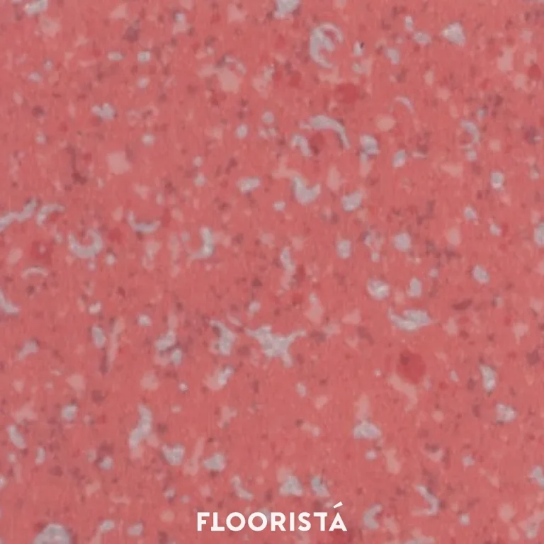 Terrazzo vinyl flooring, terrazzo patterned rubber tiles, red color FT-R6622
