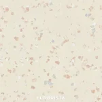 Vinyl floor with terrazzo pattern, terrazzo pattern rubber tile, yellow FT-R8502