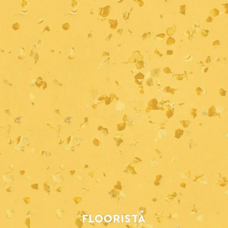Vinyl tile with terrazzo pattern, yellow colour, FT-R8513