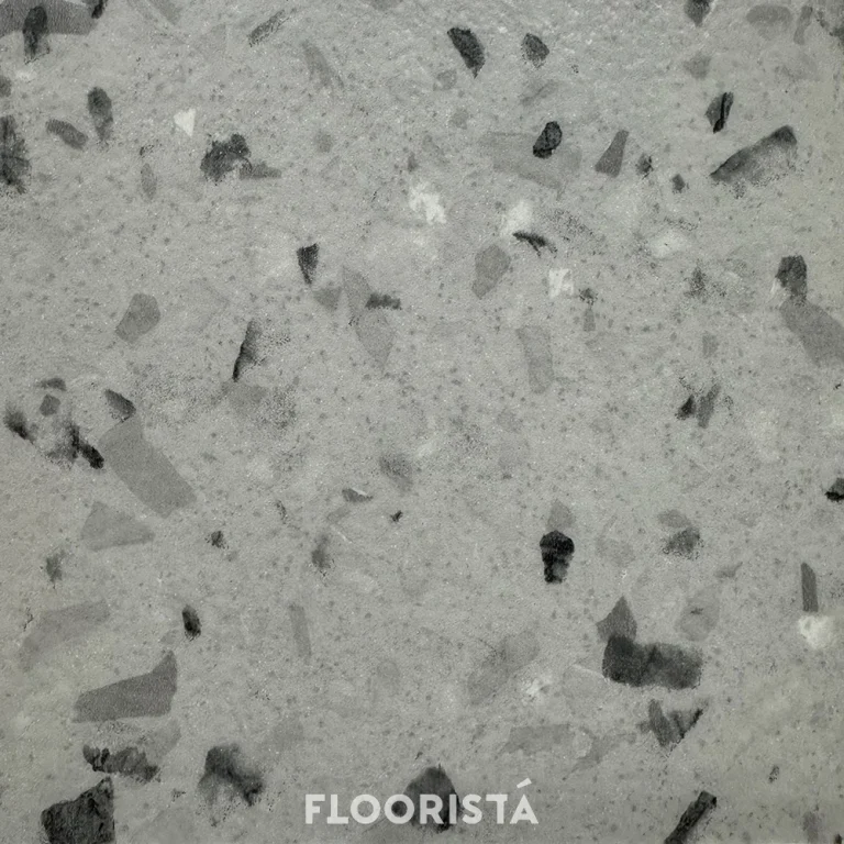 LVT flooring, LVT vinyl tiles with terrazzo pattern, gray color FT-RL204102